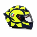کلاه کاسکت AGV K1 S – Soleluna فک ثابت زرد و آبی