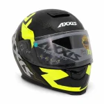 کلاه کاسکت اکسیس فک ثابت مشکی فسفری AXXIS