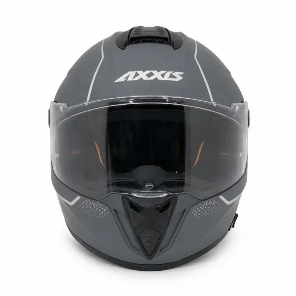 کلاه کاسکت اکسیس فک ثابت طوسی AXXIS HAWK SHELL