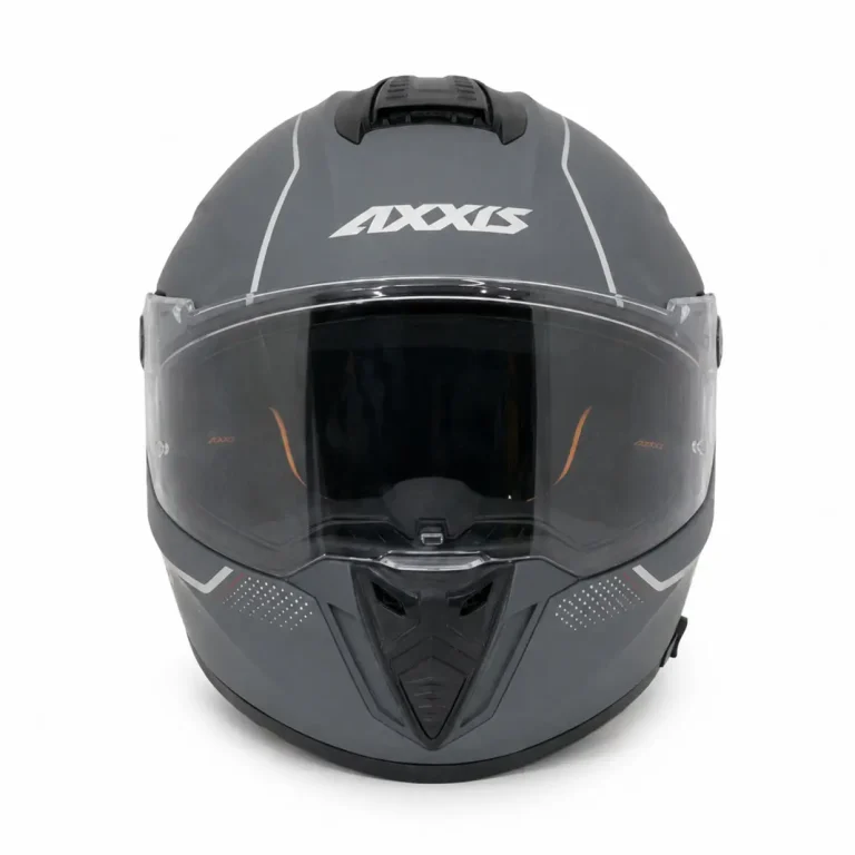 کلاه کاسکت اکسیس فک ثابت طوسی AXXIS HAWK SHELL