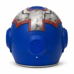 کلاه کاسکت آیرون من آبی طوسی مات Iron Man