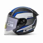 کلاه کاسکت LS2 بدون فک مدل 608 GRY-BLU