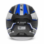 کلاه کاسکت LS2 بدون فک مدل 608 GRY-BLU