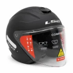 کلاه کاسکت LS2 بدون فک مشکی OF626