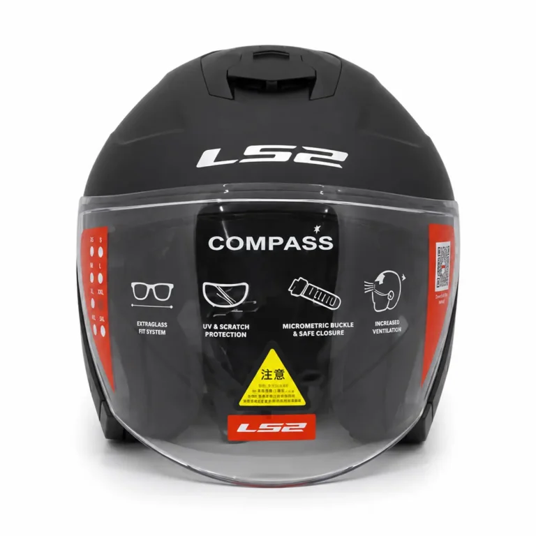 کلاه کاسکت LS2 بدون فک مشکی OF626