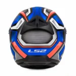 کلاه کاسکت LS2 بدون فک PRCH سفید آبی قرمز