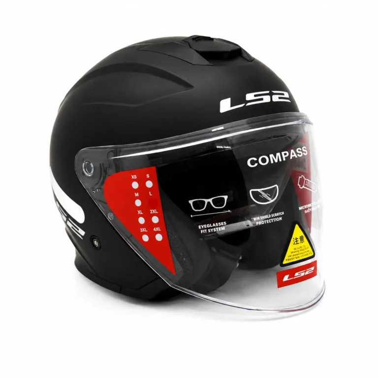 کلاه کاسکت LS2 بدون فک مشکی OF626