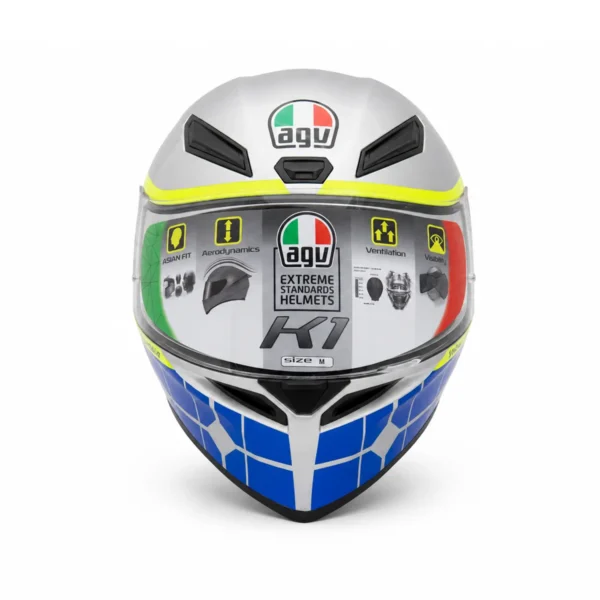 کلاه کاسکت فول فیس AGV مدل K1 S Rossi Mugello