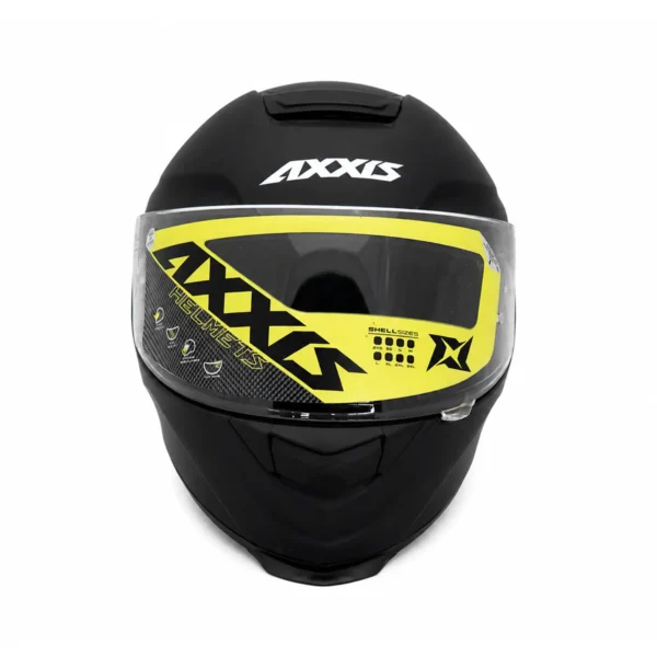 کلاه کاسکت فک ثابت AXXIS مشکی فسفری