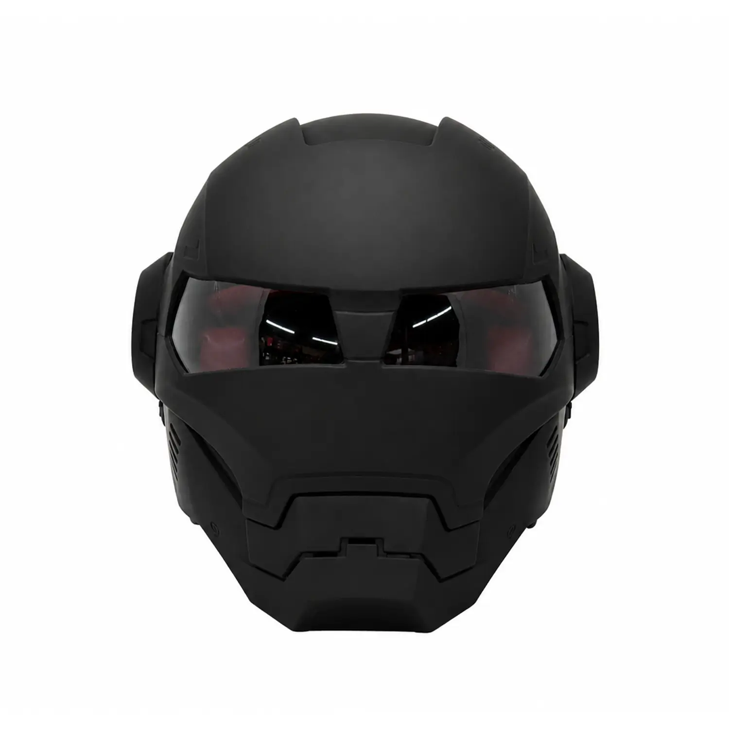 gaozhe-iron-man-robot-modular-helmet-dot (1) خرید کلاه کاسکت فک متحرک ربات آیرون من GAOZHE