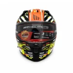 کلاه کاسکت فک ثابت MT Helmets  مشکی نارنجی