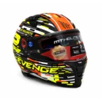 کلاه کاسکت فک ثابت MT Helmets  مشکی نارنجی
