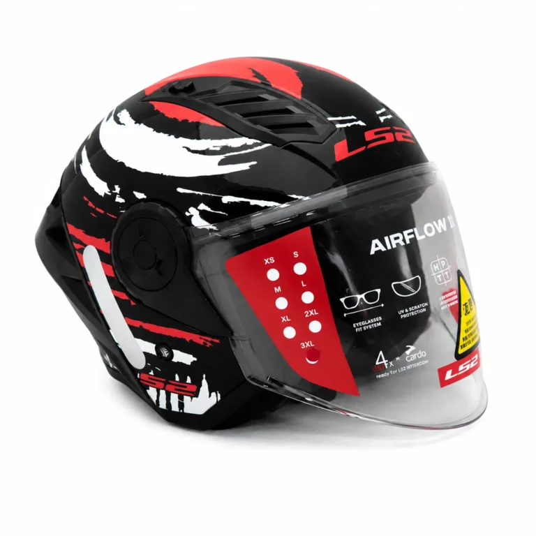 کلاه کاسکت بدون فک طلق‌دار LS2 مدل Airflow II