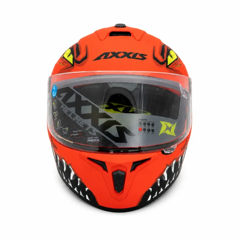 کلاه کاسکت فک ثابت AXXIS مدل Draken S Forza A5 رنگ قرمز