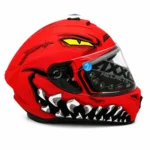 کلاه کاسکت فک ثابت AXXIS مدل Draken S Forza A5 رنگ قرمز