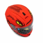کلاه کاسکت فک ثابت AXXIS مدل Draken S Forza A5 رنگ قرمز