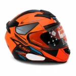 کلاه کاسکت فک ثابت LS2 مدل FF352 Rookie Fan نارنجی و مشکی