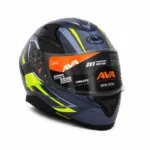 کلاه کاسکت دوطلق AVA G318 طرح نئون