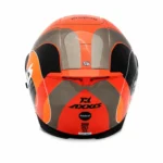 کلاه کاسکت فک ثابت دوطلق AXXIS مدل Eagle SV رنگ نارنجی براق