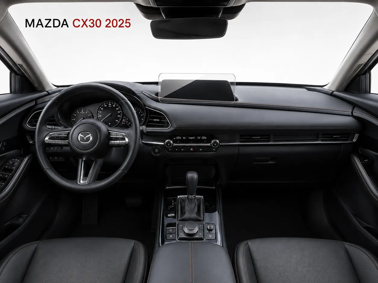 01_Mazda_CX30_2025 copy گلس مانیتور مزدا CX-30 2025 - تصویر 1