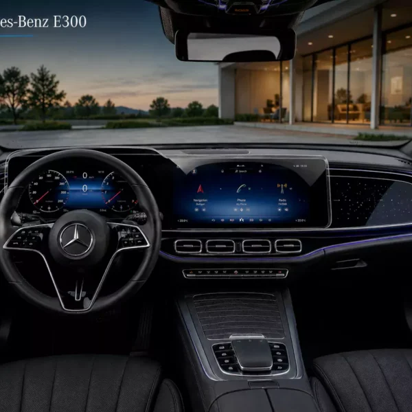 گلس مانیتور مرسدس بنز E300