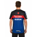 تی‌شرت مردانه Suzuki Racing آبی مشکی قرمز - تصویر 2