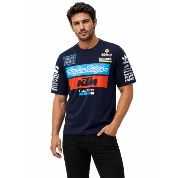 تی‌شرت مردانه  KTM Racing Team سرمه‌ای