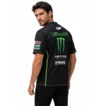 تی‌شرت مردانه یاماها Monster Energy Racing مشکی - تصویر 2