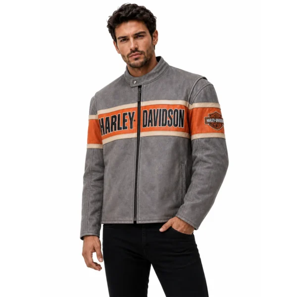 کاپشن موتورسواری Harley-Davidson مدل Vintage Racing