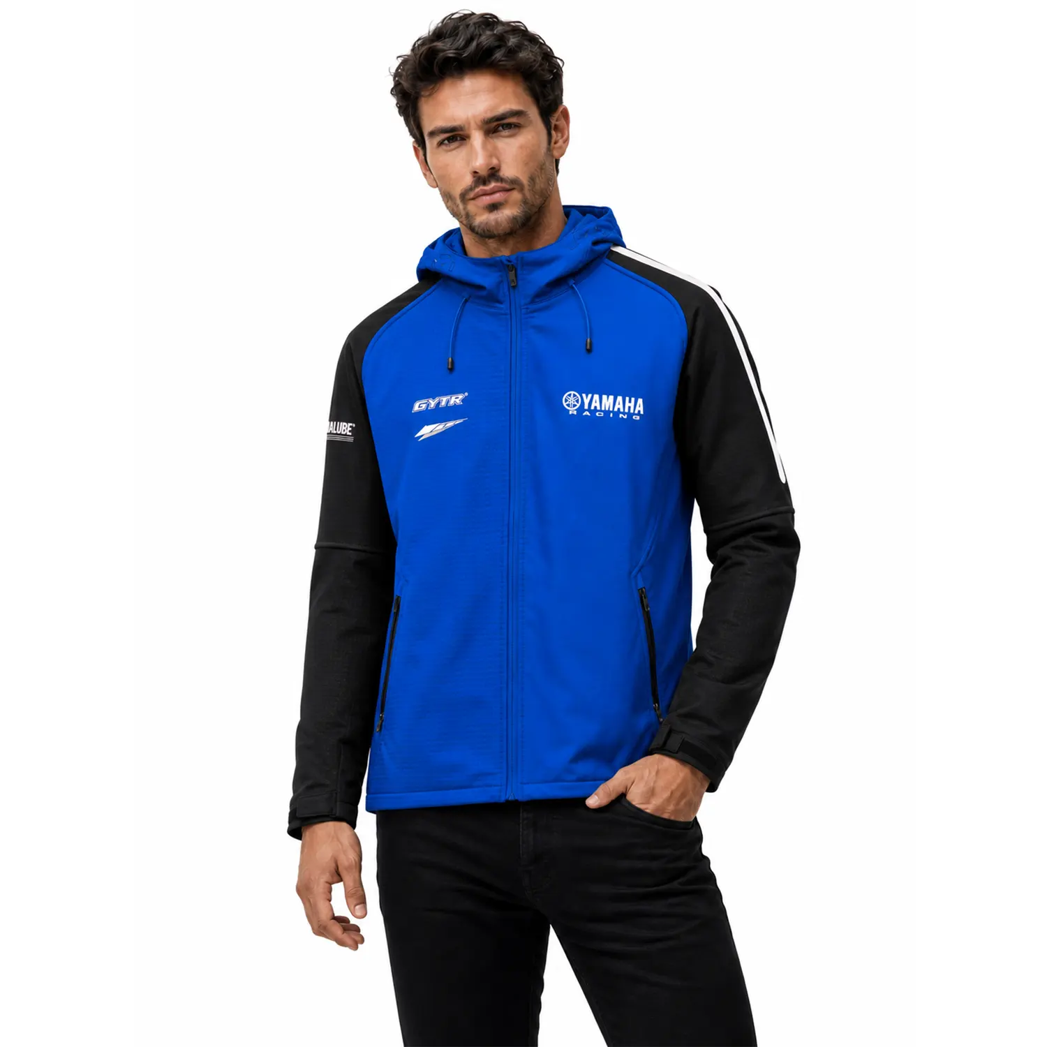 کاپشن موتورسواری Yamaha Racing آبی مشکی (2) کاپشن موتورسواری Yamaha Racing آبی مشکی - تصویر 1