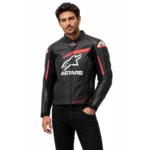 کاپشن چرمی موتورسواری آلپاین‌استارز  GP Plus R V4 Airflow