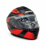 کلاه کاسکت فک ثابت AXXIS مدل Eagle SV مشکی و قرمز - تصویر 2