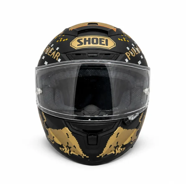 کلاه کاسکت فک ثابت SHOEI X-Fourteen مشکی طلایی